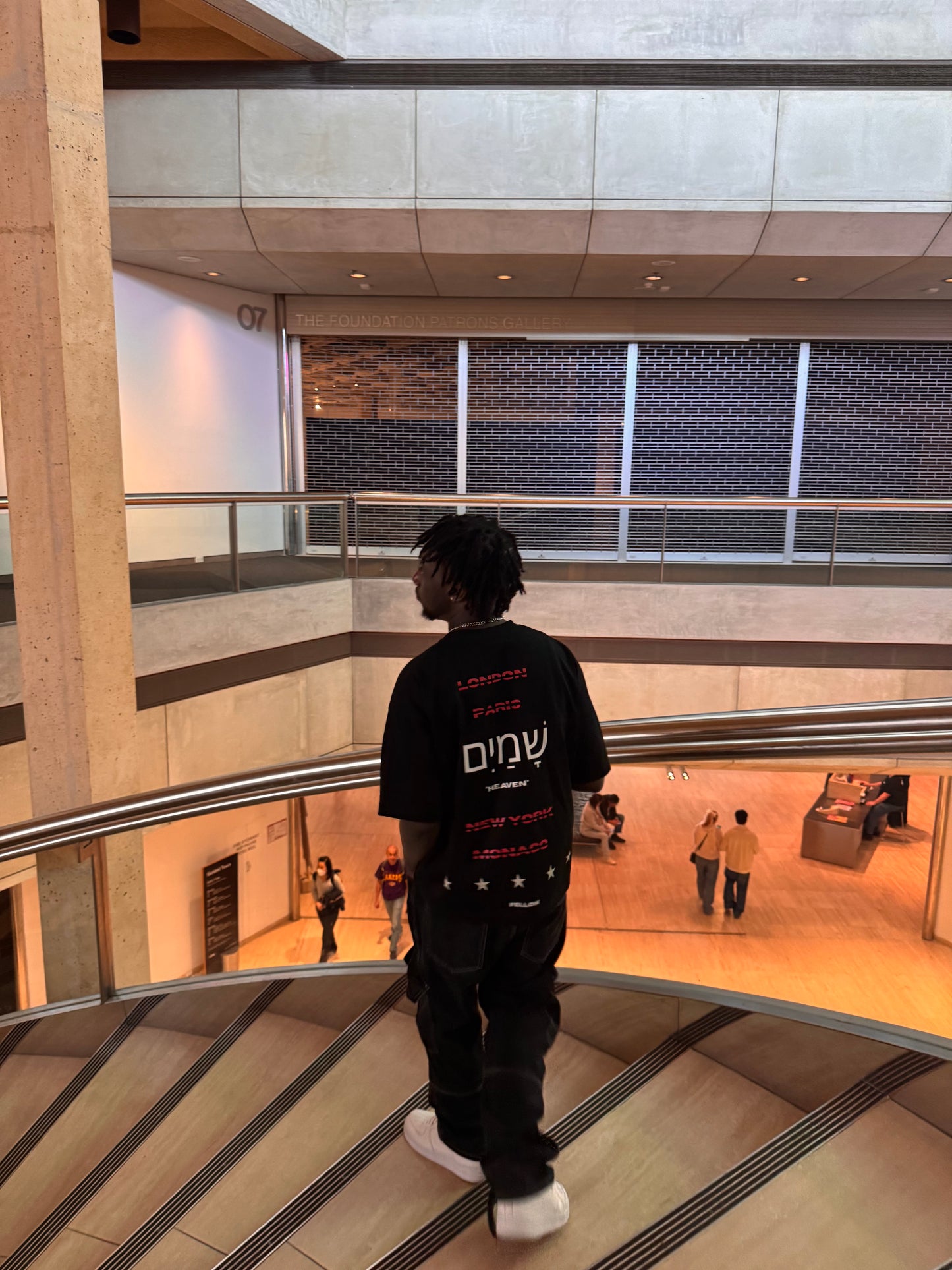 HEBREW CLUB T - SHIRT BLACK
